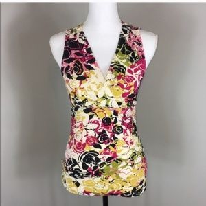 Cabi Rose Wrap Cross Over Top